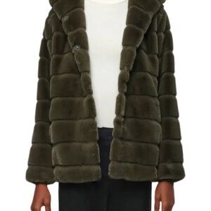 Apparis Dark Green Teddy Jacket